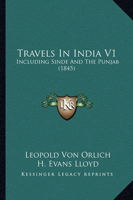 Book cover for Travels in India V1