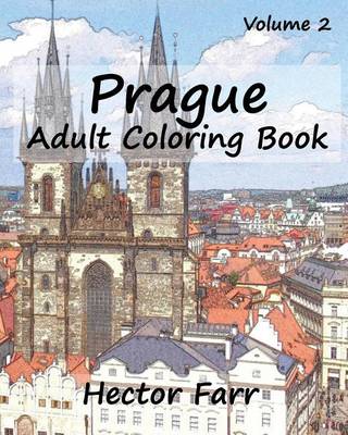 Book cover for Prague: Adult Coloring Book, Volume 2