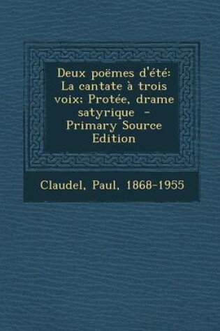 Cover of Deux Poemes D'Ete