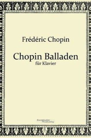 Cover of Chopin Balladen