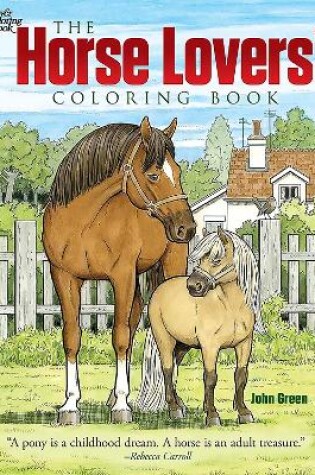 Cover of The Horse Lovers' Coloring Book