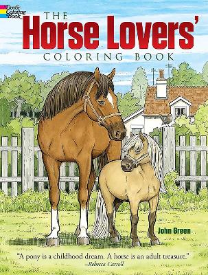Book cover for The Horse Lovers' Coloring Book