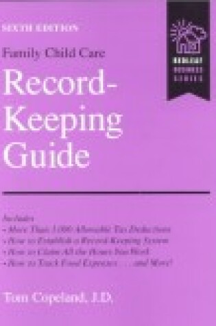 Cover of Family Child Care Record-Keeping Guide, 6th Editio