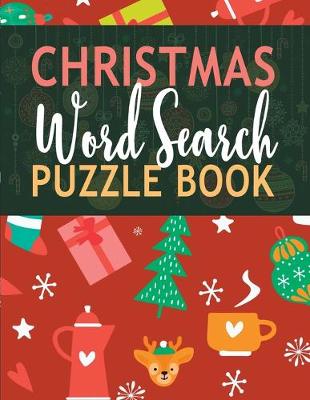 Book cover for Christmas Word Search Puzzle Book