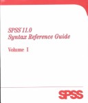 Book cover for SPSS 11.0 Syntax Reference Guide