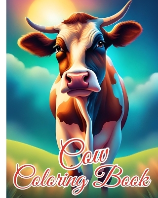 Book cover for Cow Coloring Book