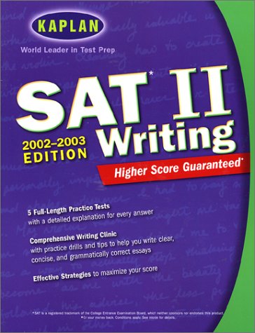 Cover of Kaplan SAT II Writing