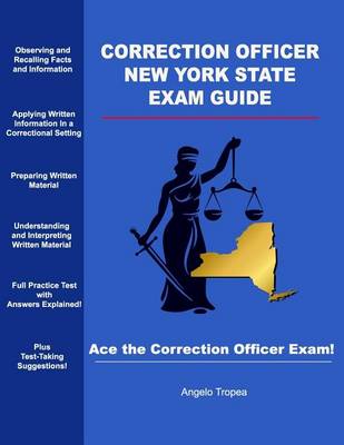 Book cover for Correction Officer New York State Exam Guide