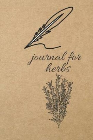 Cover of Journal for Herbs