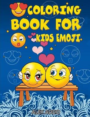 Book cover for Coloring Book for Kids Emoji