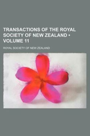 Cover of Transactions of the Royal Society of New Zealand (Volume 11)