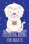 Book cover for coloring books for adults