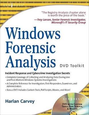 Book cover for Windows Forensic Analysis DVD Toolkit