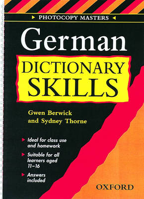 Cover of German Dictionary Skills