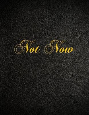 Book cover for Not Now