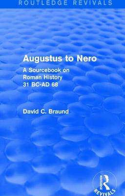 Book cover for Augustus to Nero: A Sourcebook on Roman History, 31 BC-Ad 68