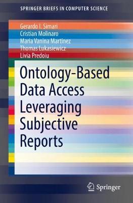 Book cover for Ontology-Based Data Access Leveraging Subjective Reports