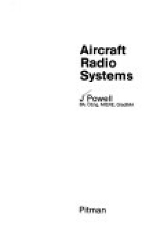 Cover of Aircraft Radio Systems