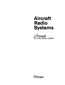 Book cover for Aircraft Radio Systems