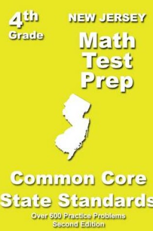 Cover of New Jersey 4th Grade Math Test Prep