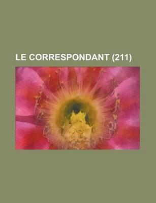 Book cover for Le Correspondant (211)