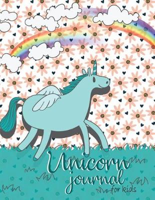 Book cover for Unicorn journal for kids