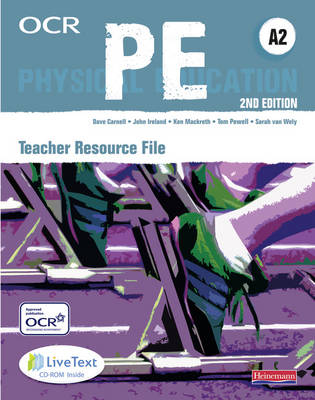 Cover of OCR A2 PE Teaching Resource File with CD-ROM