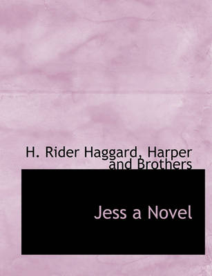 Book cover for Jess a Novel