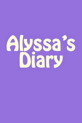Book cover for Alyssa's Diary
