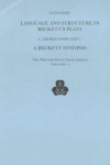 Book cover for Language and Structure in Beckett's Plays