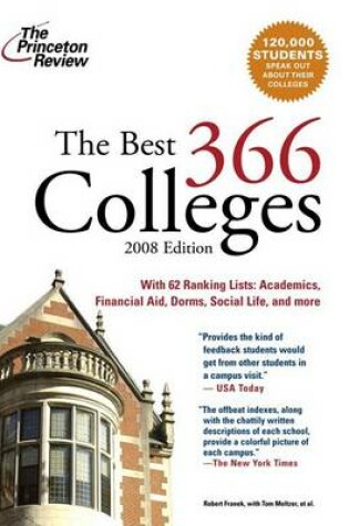 Cover of The Best 366 Colleges