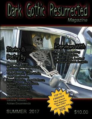 Book cover for Dark Gothic Resurrected Magazine Summer 2017