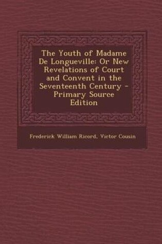 Cover of The Youth of Madame de Longueville