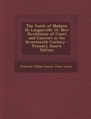 Book cover for The Youth of Madame de Longueville