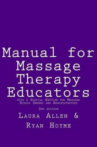 Cover of Manual for Massage Therapy Educators 2nd edition