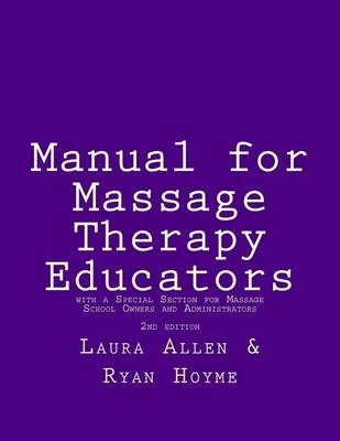 Book cover for Manual for Massage Therapy Educators 2nd edition