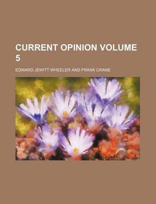 Book cover for Current Opinion Volume 5