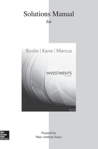 Cover of Solutions Manual for Investments