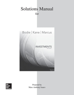 Book cover for Solutions Manual for Investments