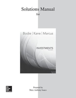 Book cover for Solutions Manual for Investments