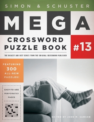 Book cover for Simon & Schuster Mega Crossword Puzzle Book #13