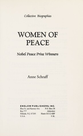 Book cover for Women of Peace