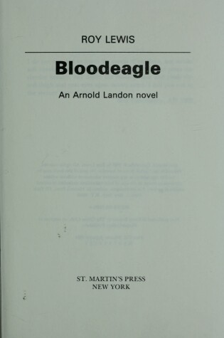 Cover of Bloodeagle