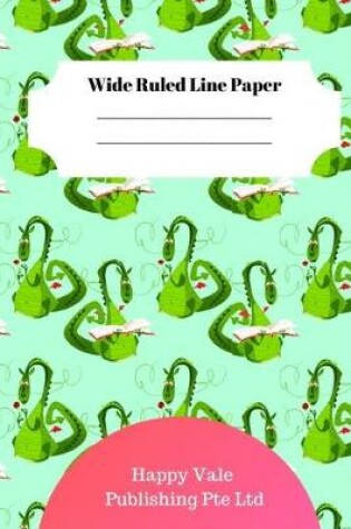 Cover of Cute Dragon Foot Theme Wide Ruled Line Paper