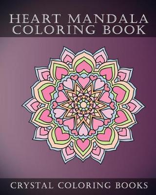 Book cover for Heart Mandala Coloring Book