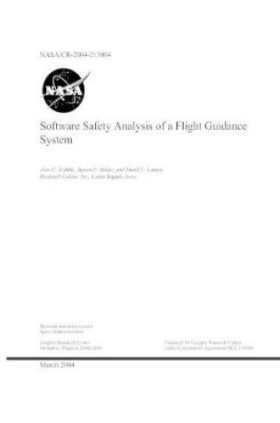 Cover of Software Safety Analysis of a Flight Guidance System