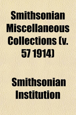 Book cover for Smithsonian Miscellaneous Collections (V. 57 1914)