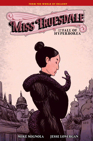 Book cover for Miss Truesdale and the Fall of Hyperborea