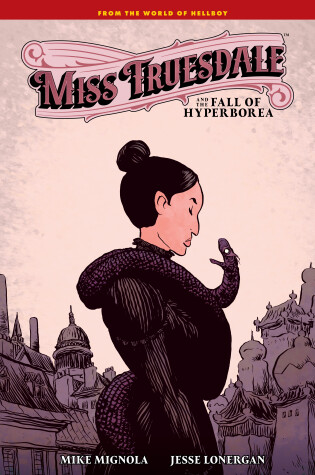 Book cover for Miss Truesdale And The Fall Of Hyperborea