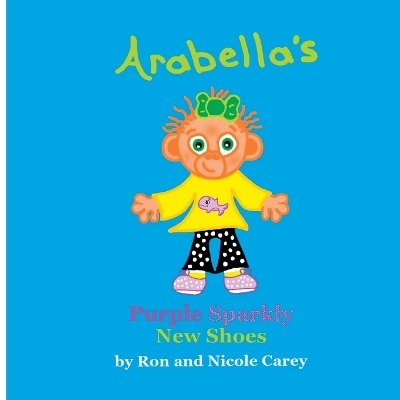 Book cover for Arabella's Purple Sparkly New Shoes 2023 revision